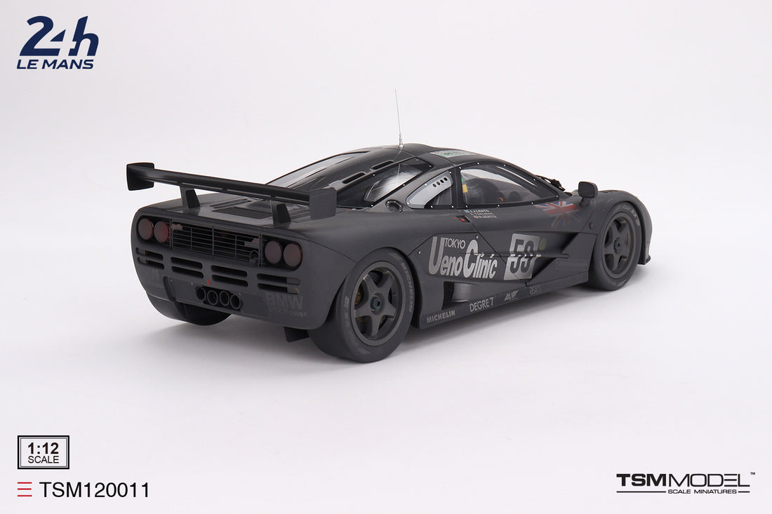 *PRE-ORDER* McLaren F1 GTR #59 1995 Le Mans 24Hr Winner Post-Race Weathered Raced Version  - 1:12 Scale Model - TSM