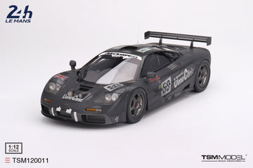 McLaren F1 GTR #59 1995 Le Mans 24Hr Winner Post-Race Weathered Raced Version  - 1:12 Scale Model - TSM