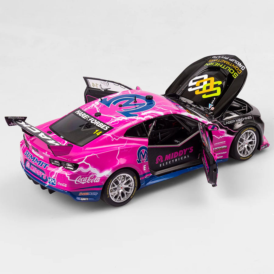 Bryce Fullwood - Brad Jones Racing Middy’s Electrical #14 Chevrolet Camaro ZL1 - 2024 Supercars Championship Season - 1:18 Scale Diecast Model - AUTHENTIC COLLECTABLES