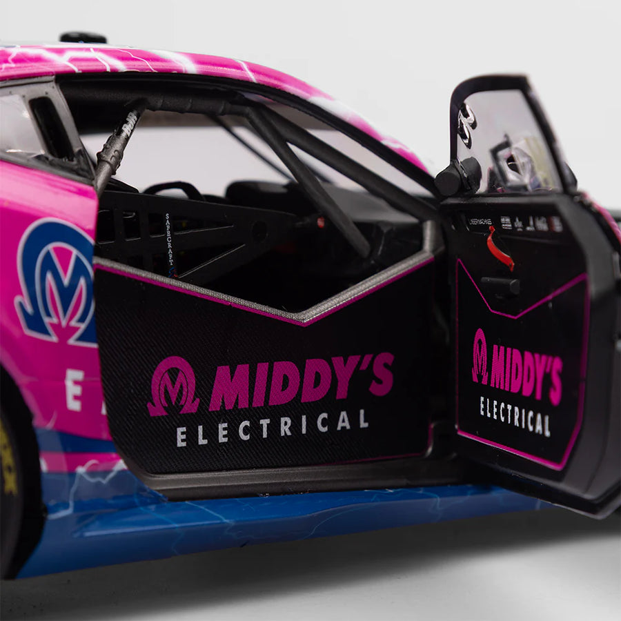 Bryce Fullwood - Brad Jones Racing Middy’s Electrical #14 Chevrolet Camaro ZL1 - 2024 Supercars Championship Season - 1:18 Scale Diecast Model - AUTHENTIC COLLECTABLES