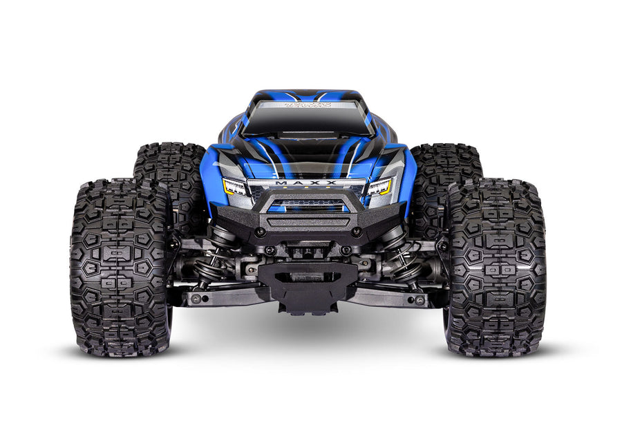 Traxxas Mini Maxx 2S Brushless Electric RC Monster Truck (Blue) - 1:10 Scale