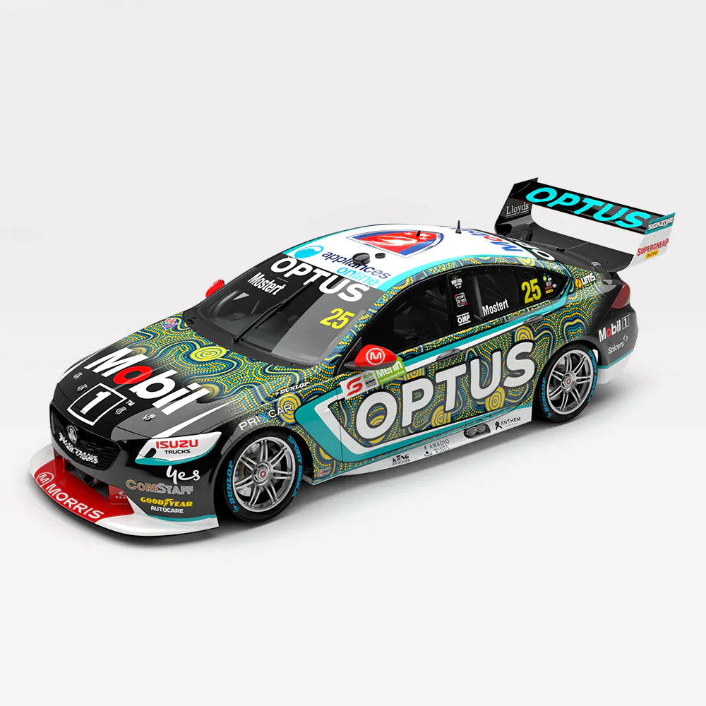 *PRE-ORDER* 1:18 Mobil 1 Optus Racing #25 Holden ZB Commodore - 2022 Darwin Triple Crown Indigenous Round - Authentic Collectables