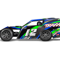 TRAXXAS - SLASH MODIFIED - DIRT OVAL RACER - GREEN - 1:10 SCALE