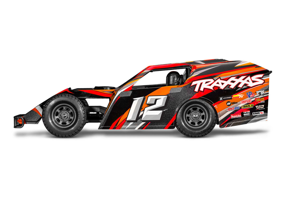 TRAXXAS - SLASH MODIFIED - DIRT OVAL RACER - ORANGE - 1:10 SCALE