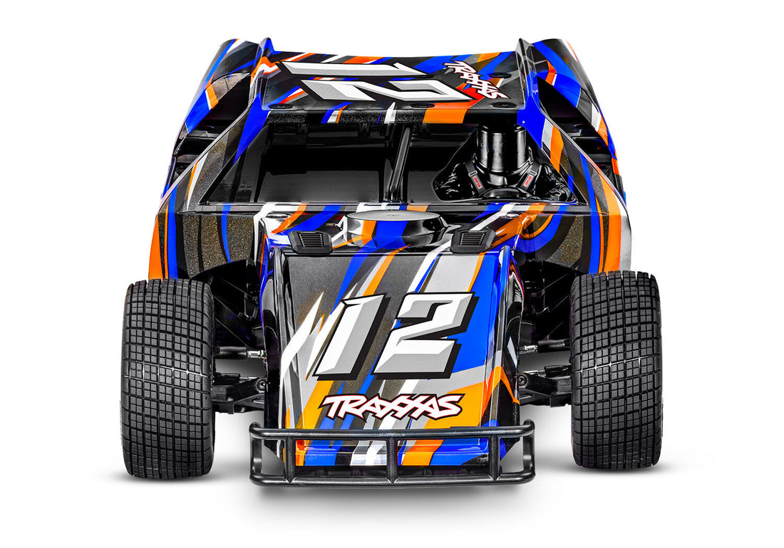 TRAXXAS - SLASH MODIFIED - DIRT OVAL RACER - BLUE - 1:10 SCALE