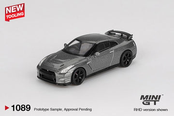 *PRE-ORDER* NISSAN GT-R 2013 Dark Metal Gray (NISMO R35 CRS Version) - 1:64 Scale Diecast Model - MINI GT