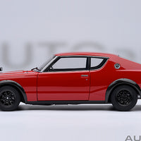 NISSAN SKYLINE 2000 GT-R (KPGC110) TUNED VERSION (RED) - 1:18 SCALE MODEL - AUTOart