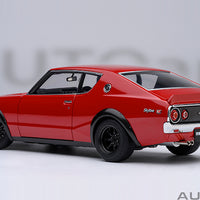 NISSAN SKYLINE 2000 GT-R (KPGC110) TUNED VERSION (RED) - 1:18 SCALE MODEL - AUTOart