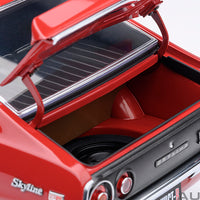 NISSAN SKYLINE 2000 GT-R (KPGC110) TUNED VERSION (RED) - 1:18 SCALE MODEL - AUTOart