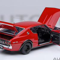 NISSAN SKYLINE 2000 GT-R (KPGC110) TUNED VERSION (RED) - 1:18 SCALE MODEL - AUTOart