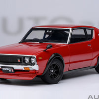 NISSAN SKYLINE 2000 GT-R (KPGC110) TUNED VERSION (RED) - 1:18 SCALE MODEL - AUTOart