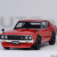 NISSAN SKYLINE 2000 GT-R (KPGC110) TUNED VERSION (RED) - 1:18 SCALE MODEL - AUTOart