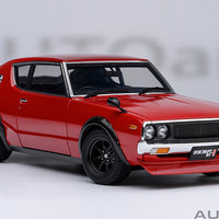 NISSAN SKYLINE 2000 GT-R (KPGC110) TUNED VERSION (RED) - 1:18 SCALE MODEL - AUTOart