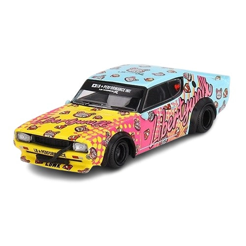 NISSAN SKYLINE (C110) “KENMERI” LIBERTY WALK LBWK - 1:64 SCALE DIECAST ...