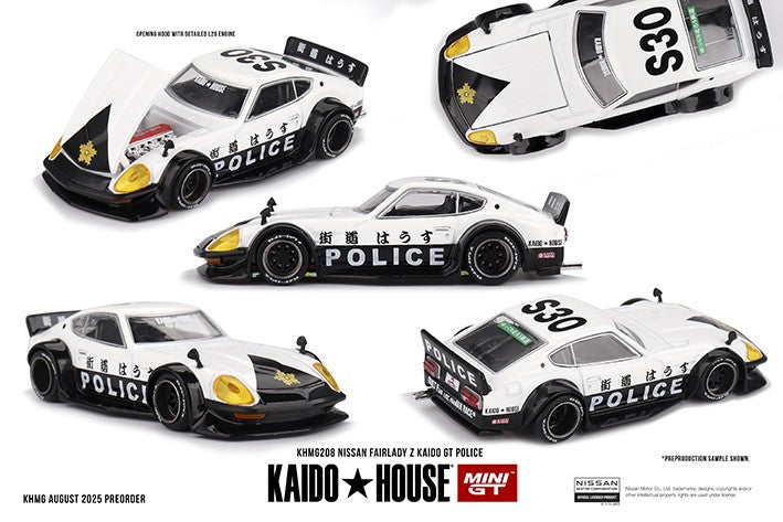 *PRE-ORDER* Nissan Fairlady Z Kaido GT Police - 1:64 Scale Diecast Model - MINI GT