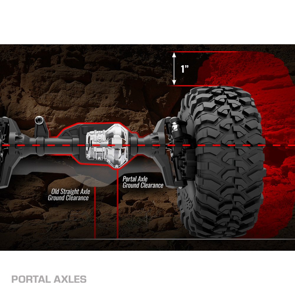 TRAXXAS TRX-4 NISSAN PATHFINDER - RED - 1:10 SCALE