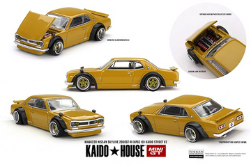 *PRE-ORDER* Nissan Skyline 2000 GT-R (KPGC10) Kaido Street V2 - 1:64 Scale Diecast Model - MINI GT