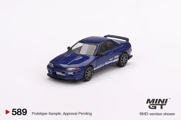 *PRE-ORDER* Nissan Skyline GT-R Top Secret VR32 Metallic Blue - 1:64 Scale Diecast Model - Mini GT