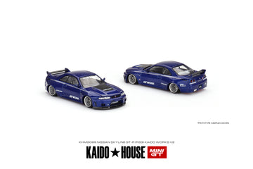 *PRE-ORDER* Nissan Skyline GT-R (R33) Kaido Works V2 - 1:64 Scale Model - Mini GT