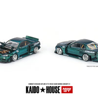 *PRE-ORDER* Nissan Skyline GT-R (R34)  Kaido Works GReddy V1 - 1:64 Scale Diecast Model- Mini GT