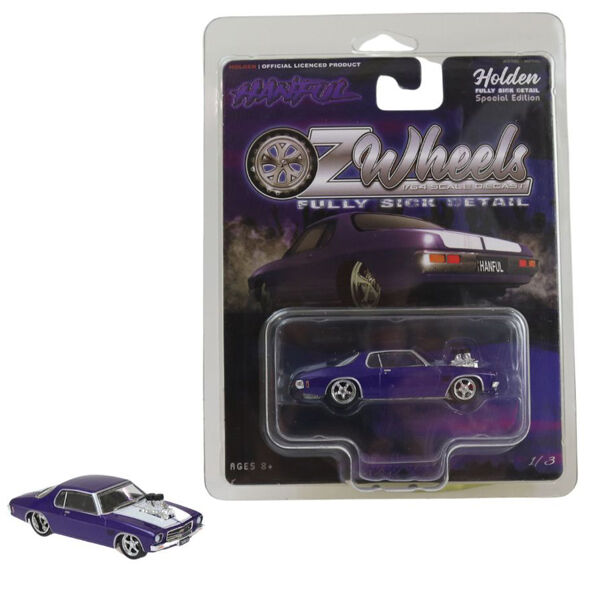 OZ WHEELS - Hanful Monaro Fully Sick Detail In Protector - 1:64 Scale Diecast Model