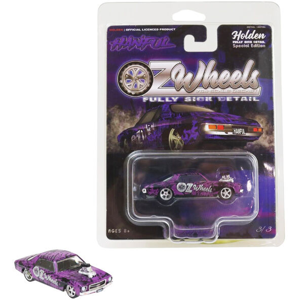 OZ WHEELS - OzWheels Livery Monaro Fully Sick Detail In Protector - 1:64 Scale Diecast Model