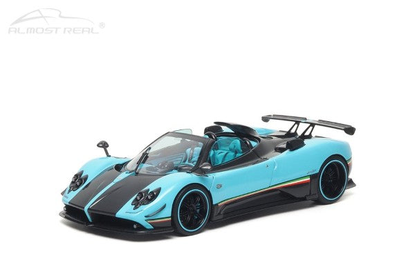 *PRE-ORDER* PAGANI ZONDA UNO - LIGHT BLUE - 1:18 SCALE DIECAST MODEL - ALMOST REAL