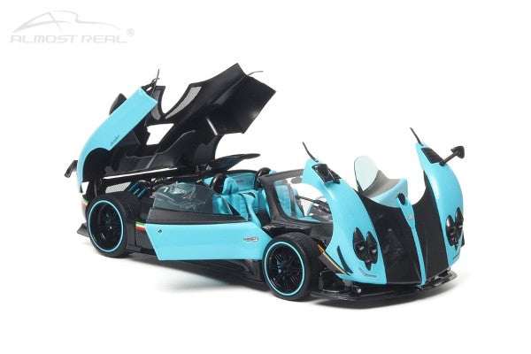 *PRE-ORDER* PAGANI ZONDA UNO - LIGHT BLUE - 1:18 SCALE DIECAST MODEL - ALMOST REAL