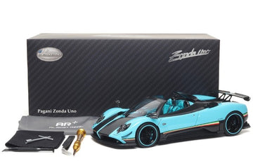 *PRE-ORDER* PAGANI ZONDA UNO - LIGHT BLUE - 1:18 SCALE DIECAST MODEL - ALMOST REAL