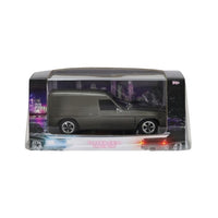 LIGHT UP HJ HOLDEN SANDMAN PANEL VAN LICORICE MET GREY - 1:24 SCALE