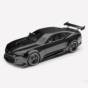 *PRE-ORDER* Plain Body Chevrolet Camaro ZL1 Gen3 Supercar - Matte Black - 1:18 Scale Diecast Model - Authentic Collectables
