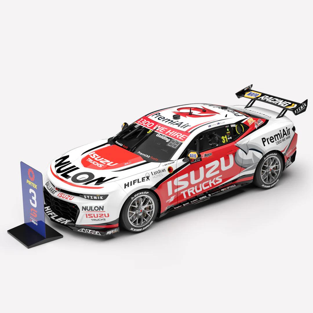 *PRE-ORDER* James Golding / David Russell - PremiAir Racing #31 Chevrolet Camaro ZL1 - 2025 Repco Bathurst 1000 Third Place - 1:18 Scale Diecast Model - Authentic Collectables