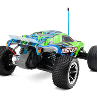 TRAXXAS - RUSTLER - 2WD BRUCHED STADIUM TRUCK - GREEN - 1:10 SCALE