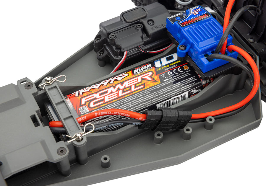 TRAXXAS - RUSTLER - 2WD BRUCHED STADIUM TRUCK - ORANGE - 1:10 SCALE