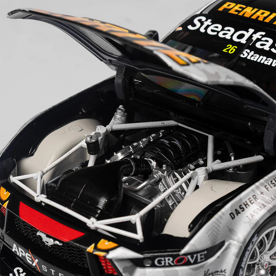 Richie Stanaway - Penrite Racing #26 Ford Mustang GT - 2024 ITM Taupo Super400 Native Livery - 1:18 Scale Diecast Model - Authentic Collectables