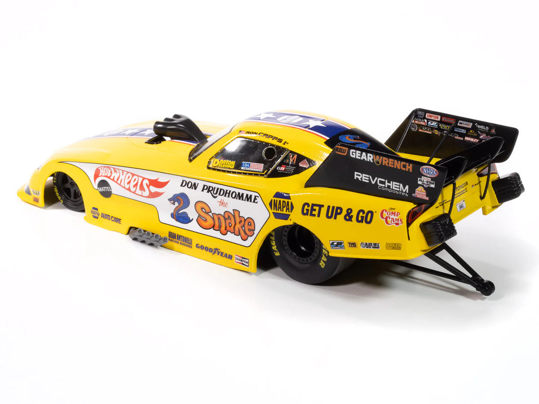 Ron Capps 2023 Hot Wheels/Snake Funny Car 1:24 Scale NHRA Diecast - Au Ron Capps 2023 Hot Wheels/Snake Funny Car 1:24 Scale NHRA Diecast - Au