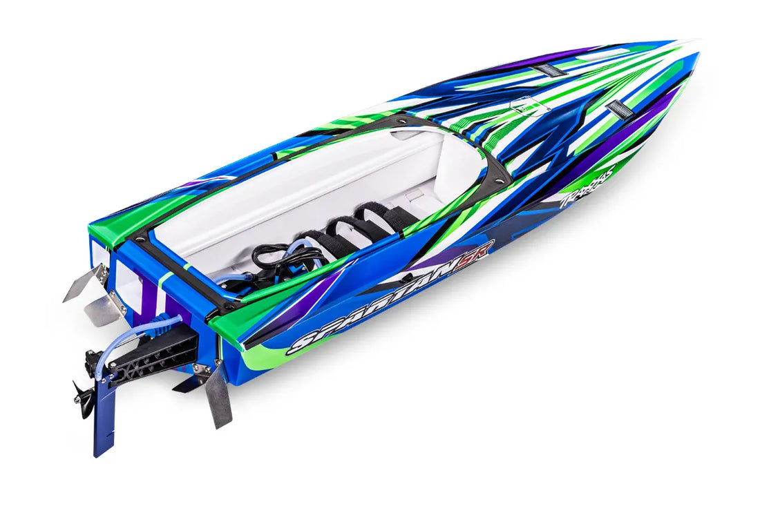 TRAXXAS SPARTAN SR 36" BRUSHLESS BOAT - RED