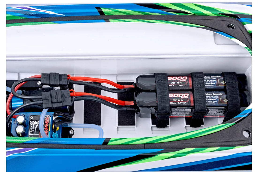 TRAXXAS SPARTAN SR 36" BRUSHLESS BOAT - RED