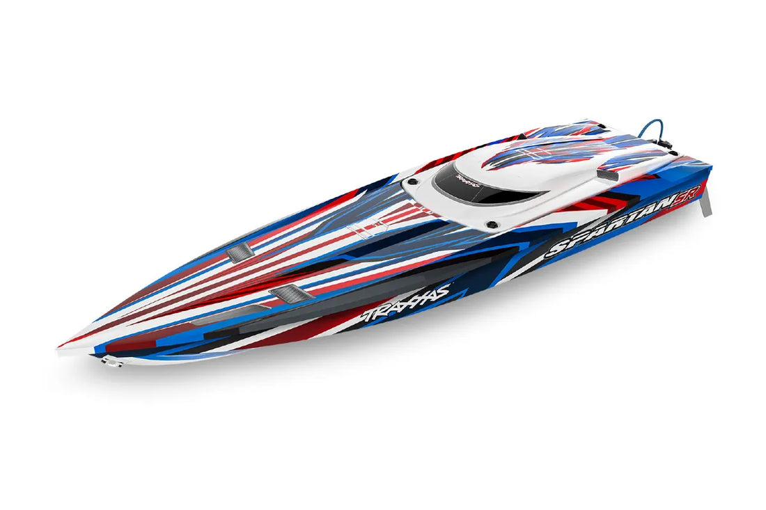 TRAXXAS SPARTAN SR 36" BRUSHLESS BOAT - RED