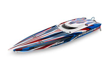 TRAXXAS SPARTAN SR 36" BRUSHLESS BOAT - RED