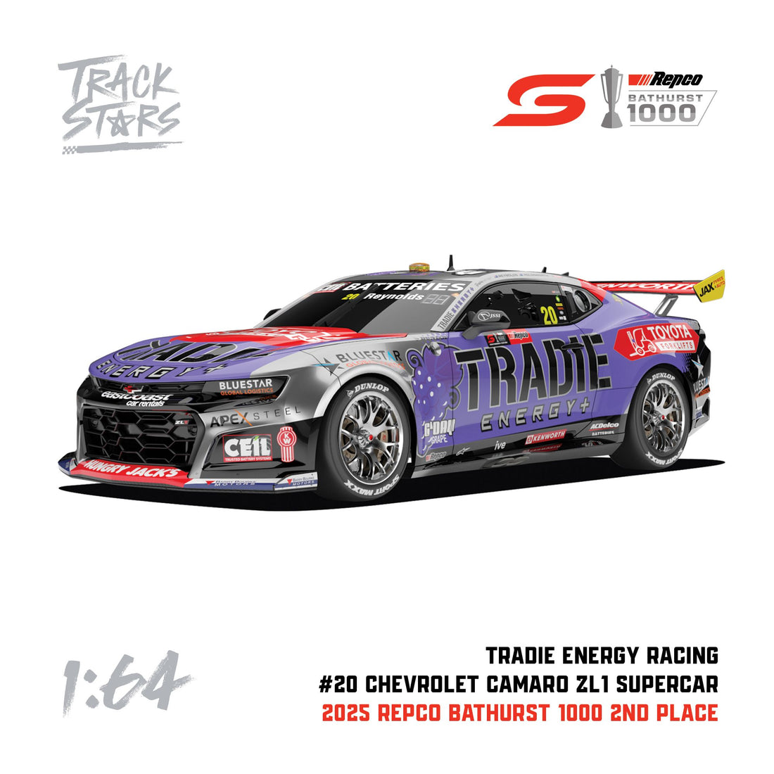 2025 REPCO BATHURST 1000 PODIUM TRIPLE SET - 1:64 SCALE DIECAST MODEL SET
