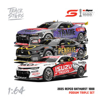 2025 REPCO BATHURST 1000 PODIUM TRIPLE SET - 1:64 SCALE DIECAST MODEL SET