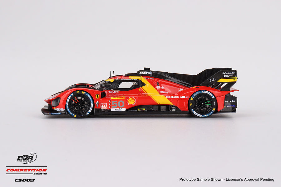 Ferrari 499P Team AF Corse 2023 - no.50 WEC 1000 Miles of Sebring 3rd Place - 1:43 Scale Model - BBR