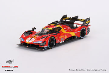 Ferrari 499P Team AF Corse 2023 - no.50 WEC 1000 Miles of Sebring 3rd Place - 1:43 Scale Model - BBR