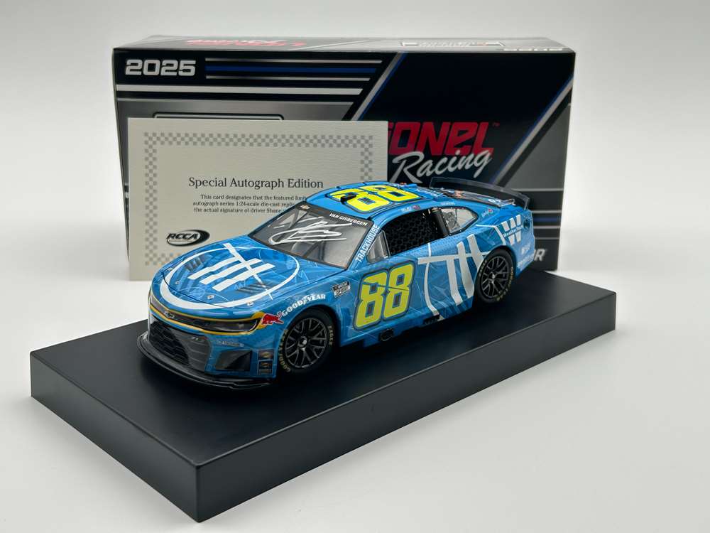 SHANE VAN GISBERGEN AUTOGRAPHED 2025 TRACKHOUSE 1:24 SCALE ARC DIECAST