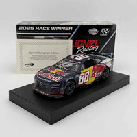 SHANE VAN GISBERGEN 2025 RED BULL SONOMA RACED WIN 1:24 SCALE AUTOGRAPHED ARC DIECAST