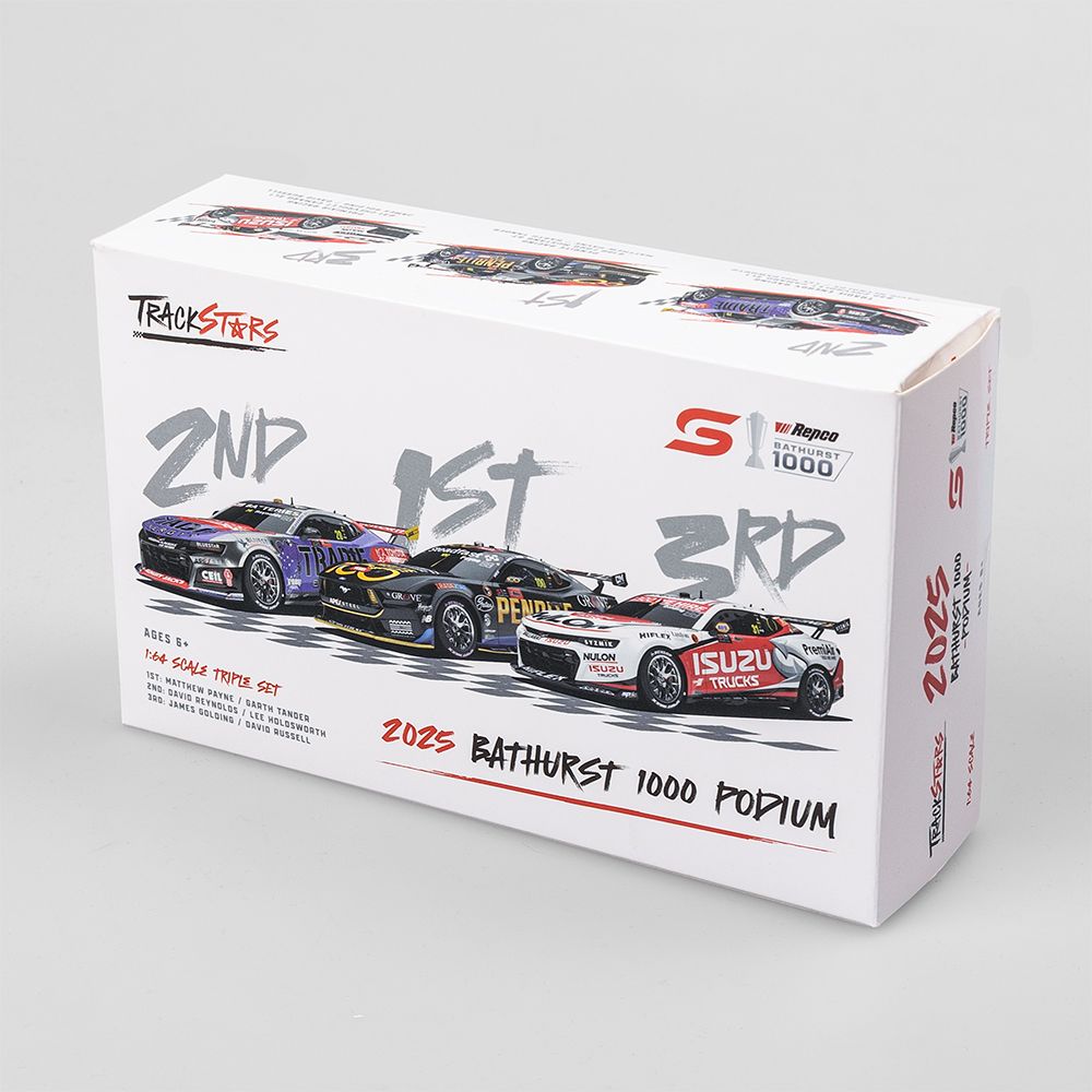 2025 REPCO BATHURST 1000 PODIUM TRIPLE SET - 1:64 SCALE DIECAST MODEL SET