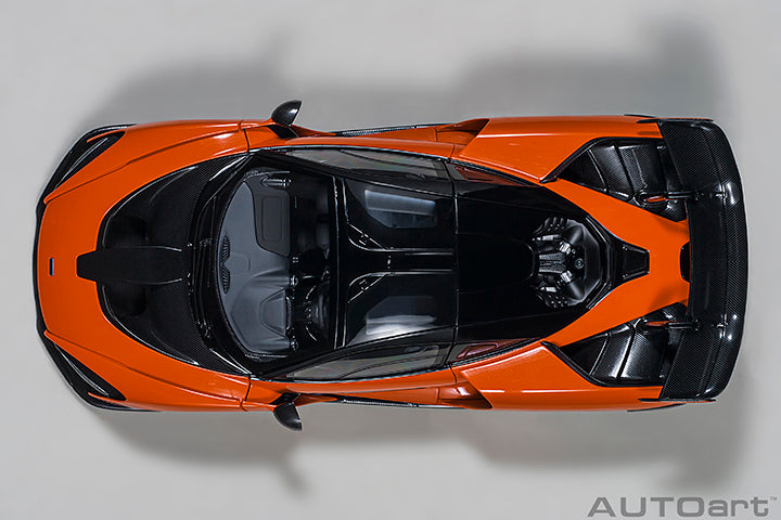 McLAREN SENNA (TROPHY MIRA/ORANGE) - 1:18 Scale Model - AUTOart