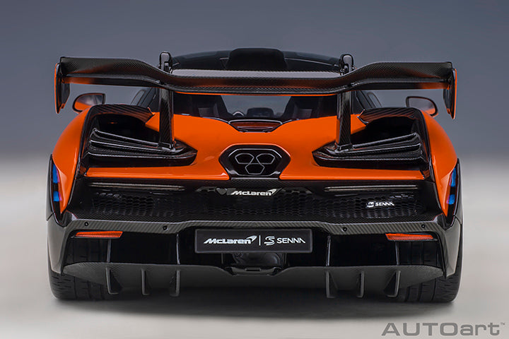 McLAREN SENNA (TROPHY MIRA/ORANGE) - 1:18 Scale Model - AUTOart