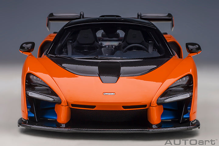 McLAREN SENNA (TROPHY MIRA/ORANGE) - 1:18 Scale Model - AUTOart